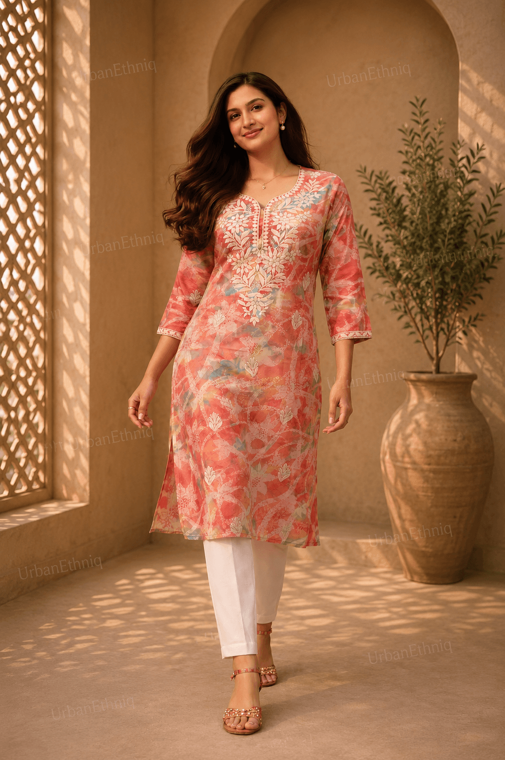 Paisley Print Long Kurti
